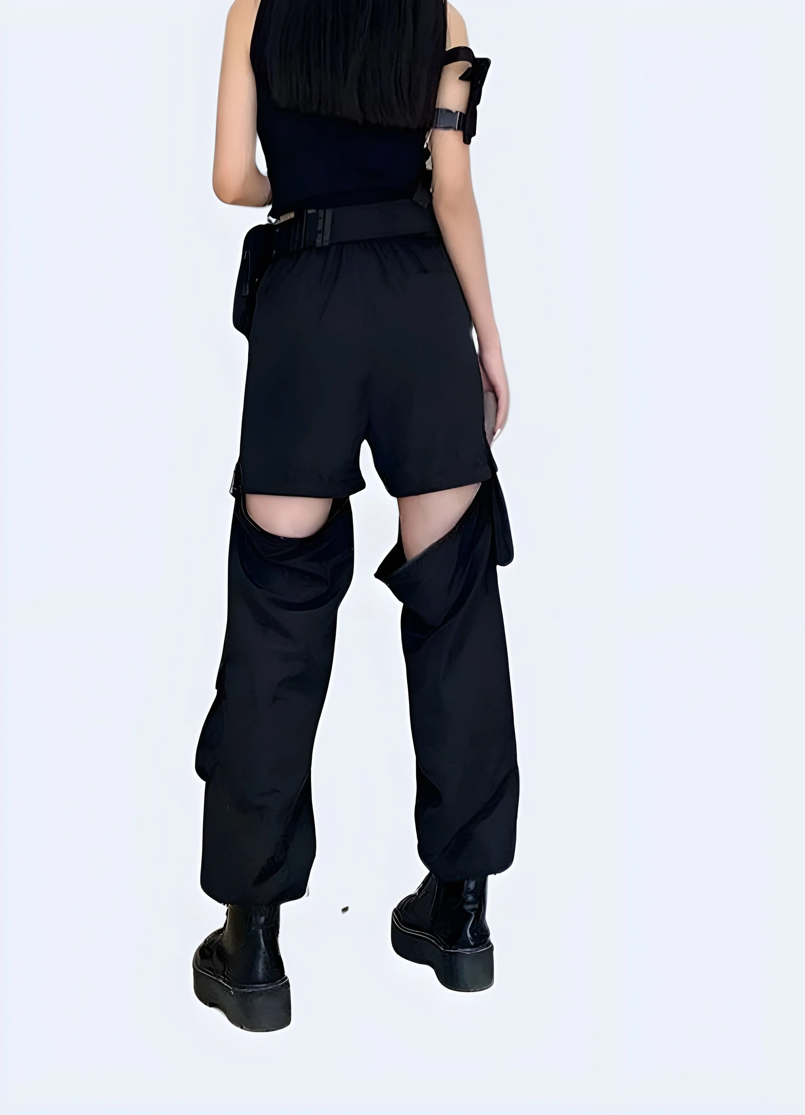 Women's High-waisted Cargo Pants