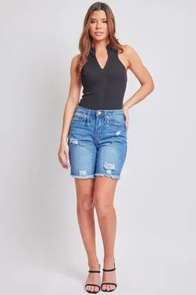 Women's Hybrid Dream Frayed Hem Shorts