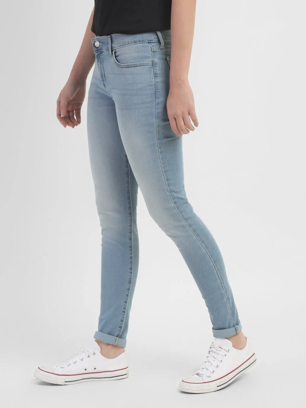 Women's Mid Rise 710 Super Skinny Fit Jeans