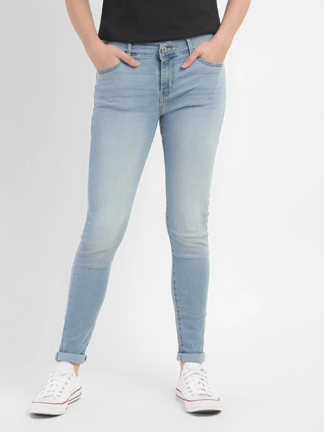 Women's Mid Rise 710 Super Skinny Fit Jeans