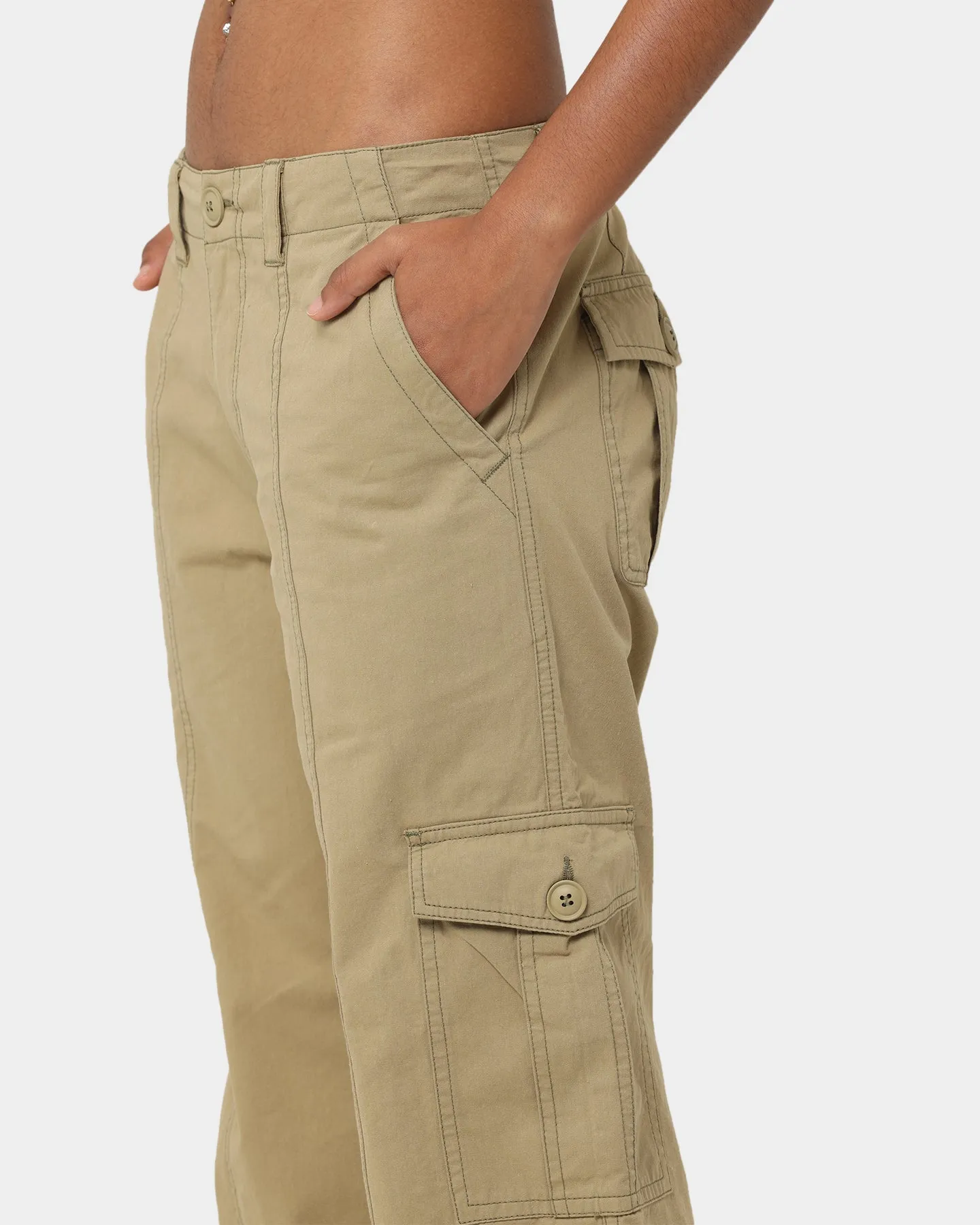 X-Girl Work Cargo Pants Khaki