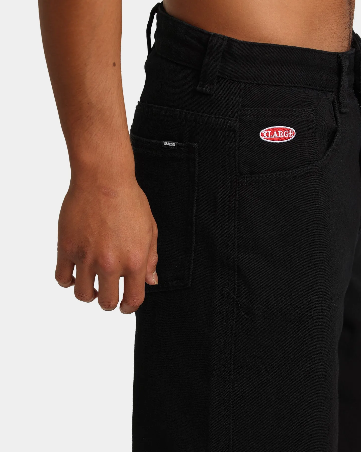 X-Large Bull Denim 91 Shorts Black Denim