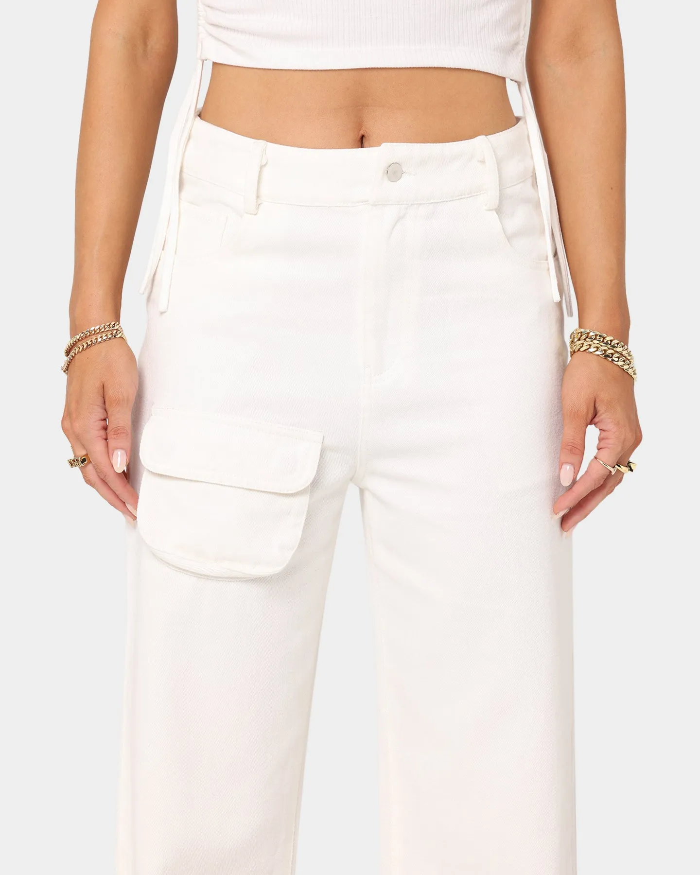 XXIII Women's Bone Wide Leg Pants Bone